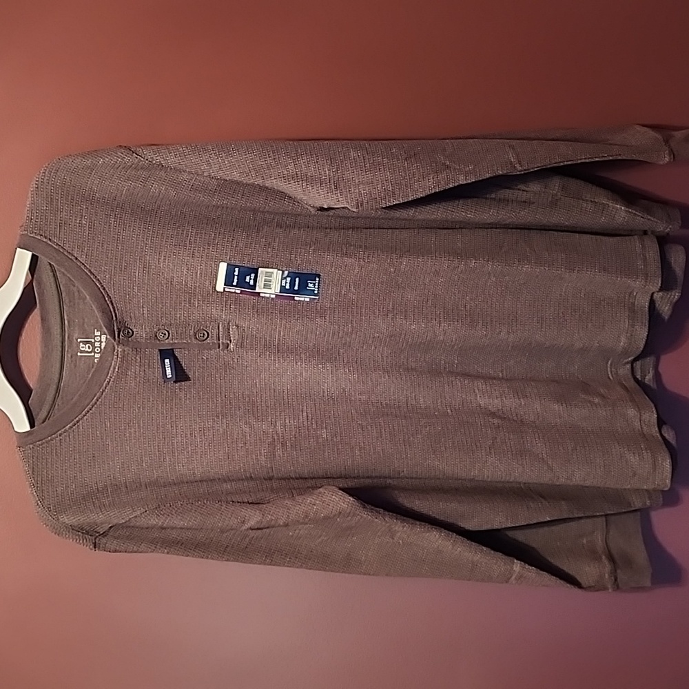 George long sleeve thermal henley